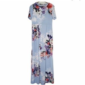 Pinkblush Floral Maxi Dress | Size XL